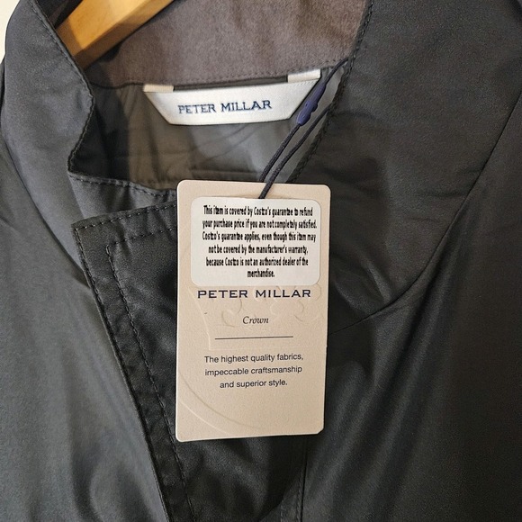 Peter Millar Norfolk Bomber Jacket / MF24Z03 / Color Navy / X-Large - Picture 6 of 13